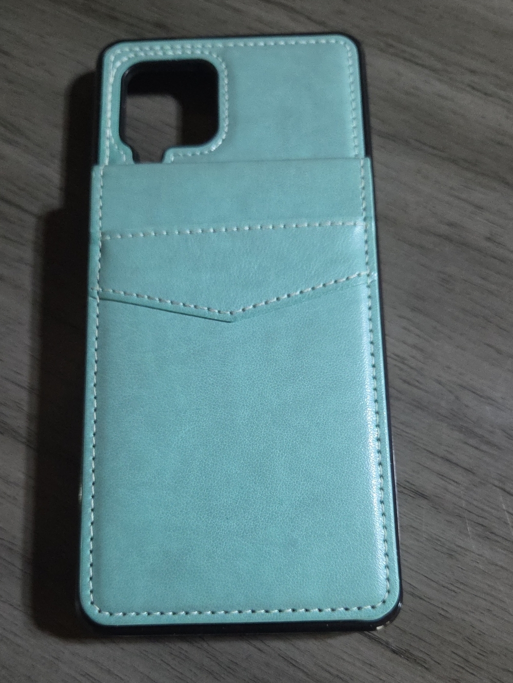 Samsung A42 5g Phone Case with Credit Card Holder - Green